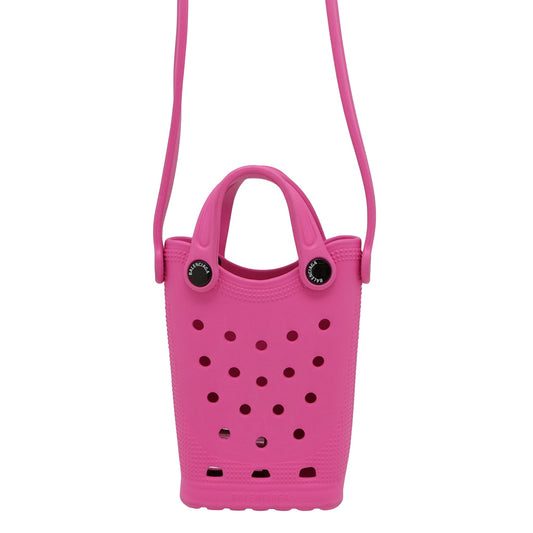 Balenciaga Pink Rubber Clutch