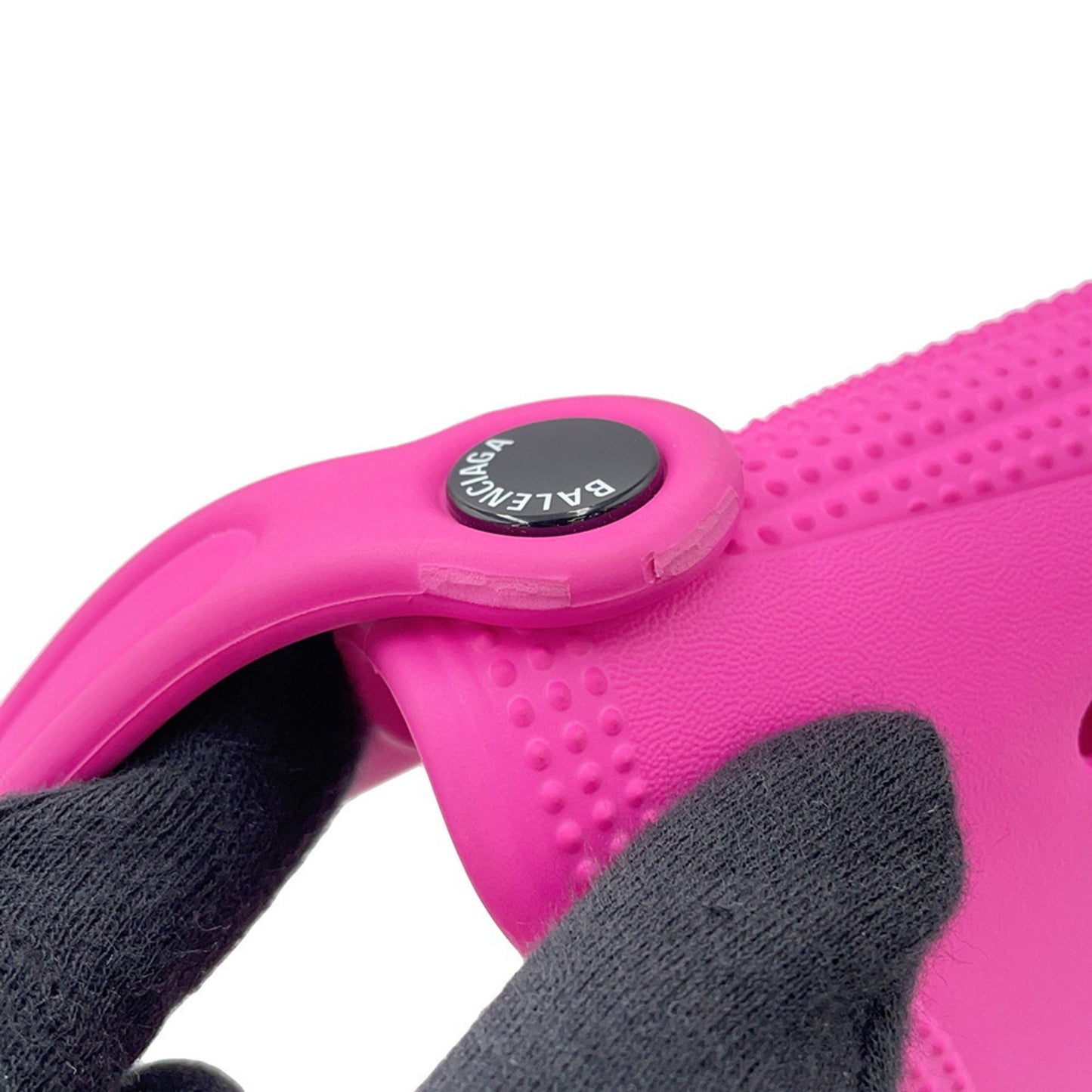 Balenciaga Pink Rubber Clutch