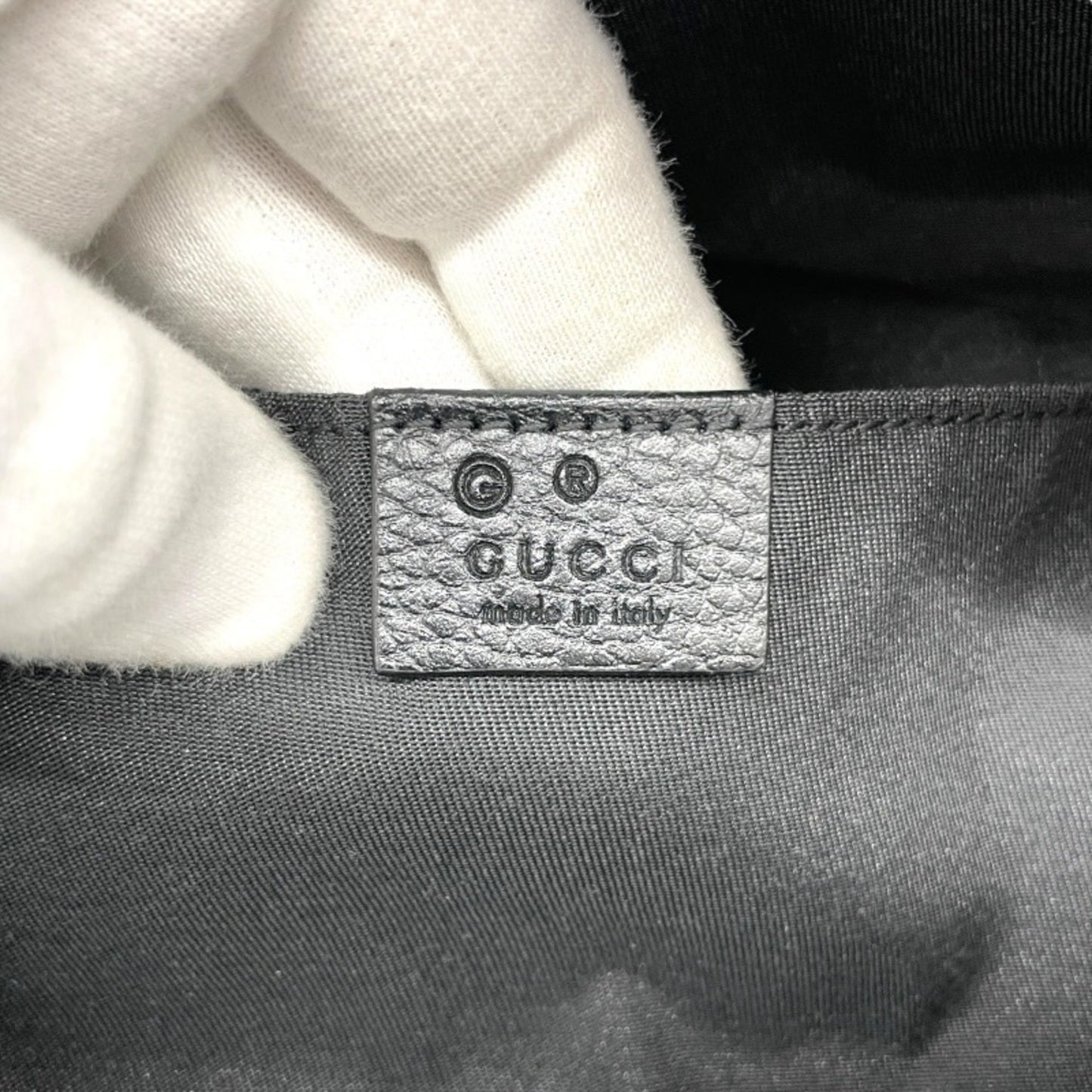 Gucci Black Synthetic Belt Bag