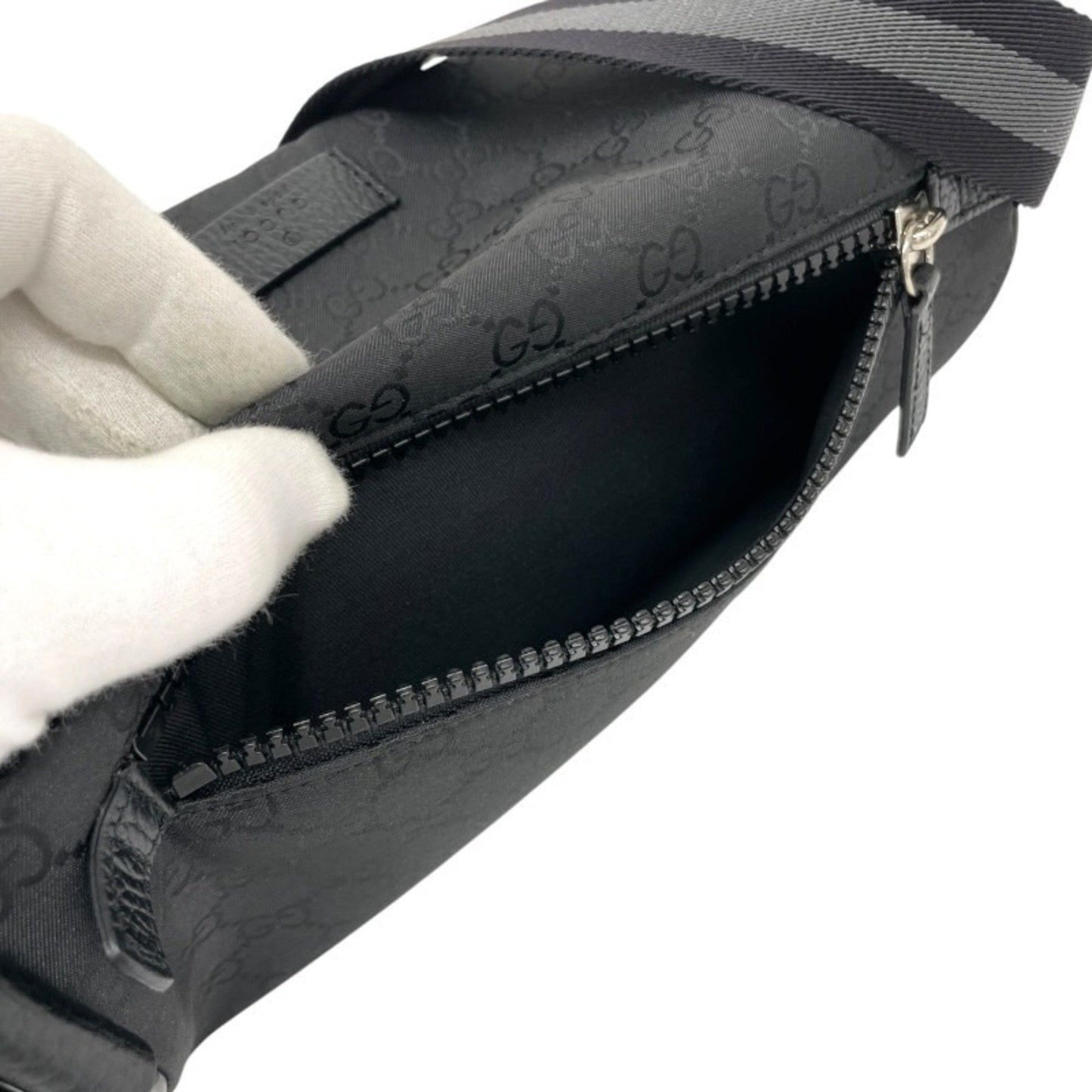 Gucci Black Synthetic Belt Bag