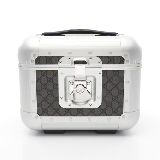 Gucci Silver Canvas Cosmetic Pouch