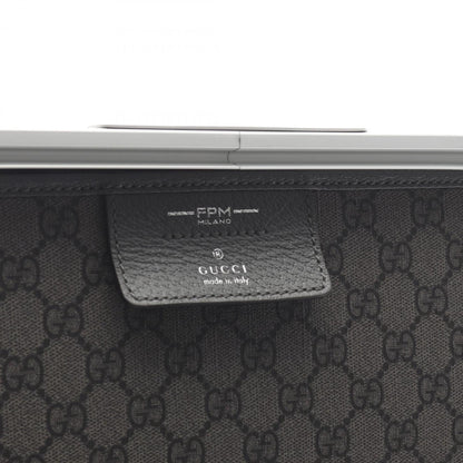 Gucci Silver Canvas Cosmetic Pouch