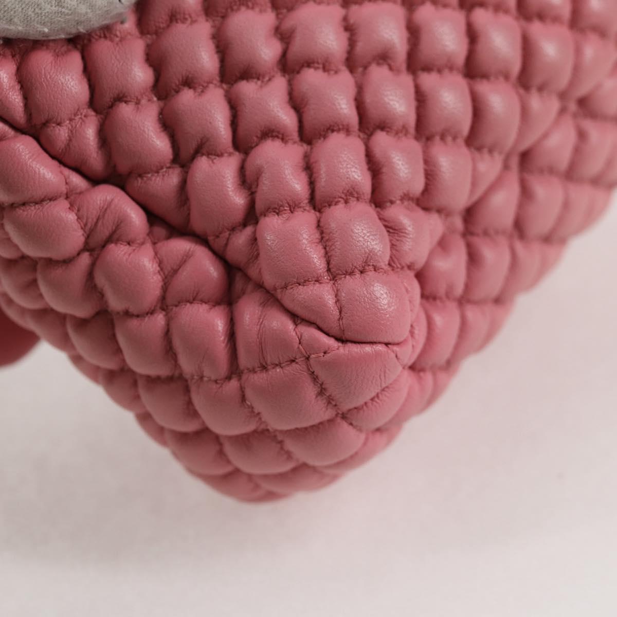 Chanel Pink Leather Single Flap