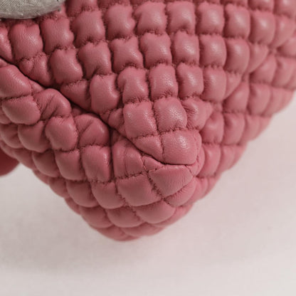 Chanel Pink Leather Single Flap