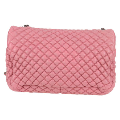 Chanel Pink Leather Single Flap