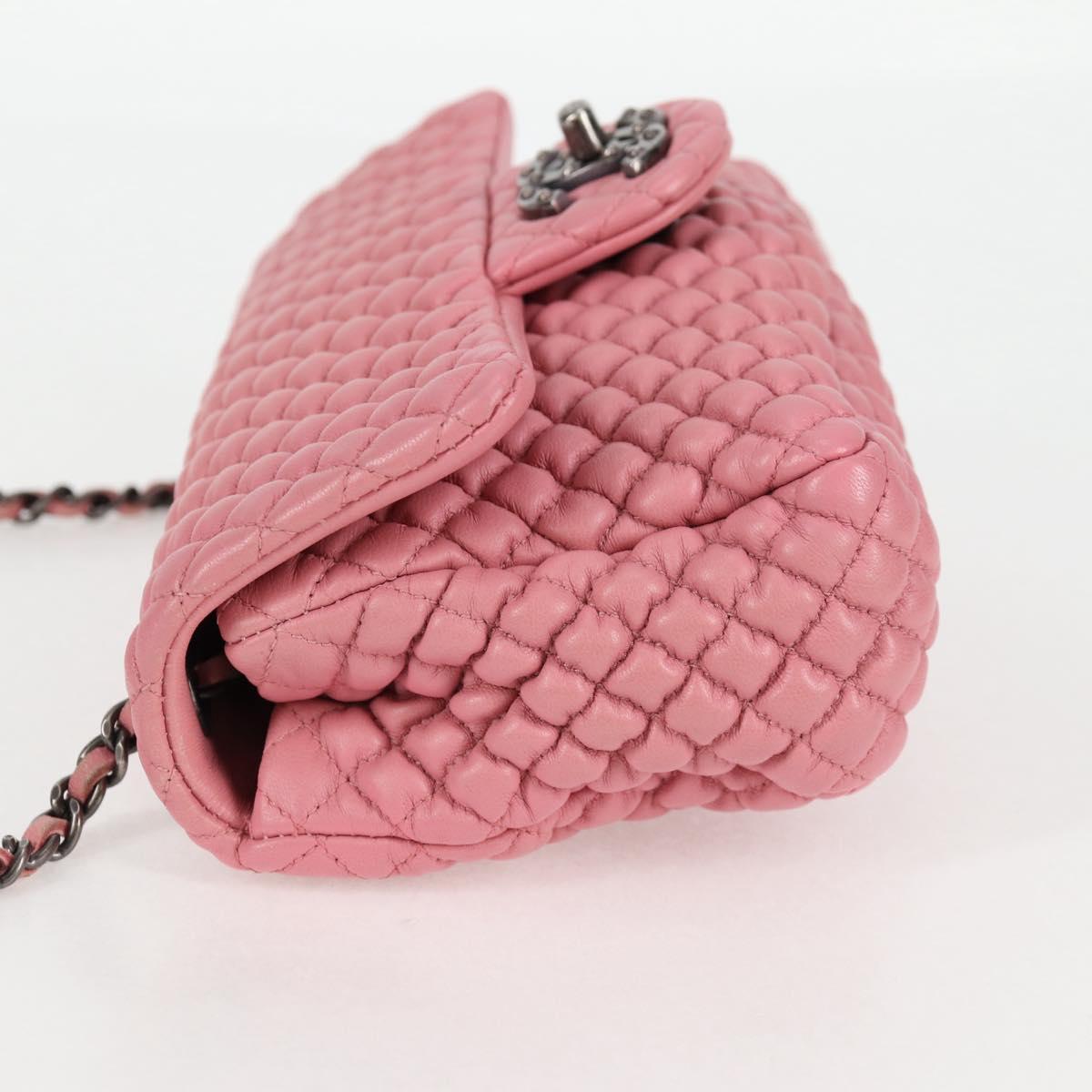 Chanel Pink Leather Single Flap