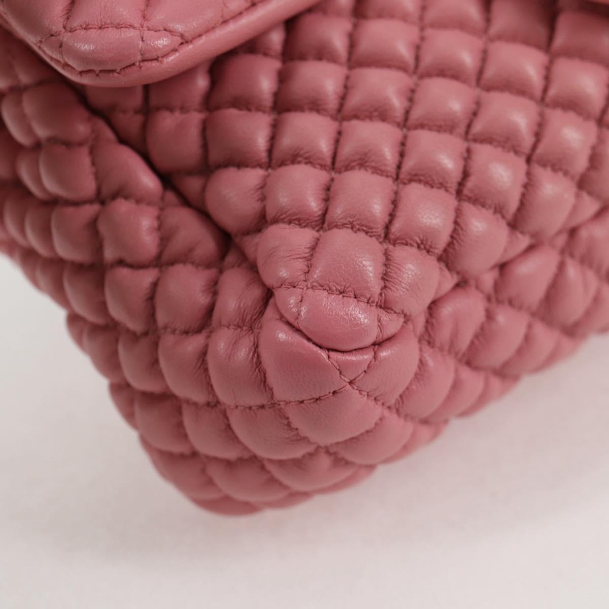 Chanel Pink Leather Single Flap