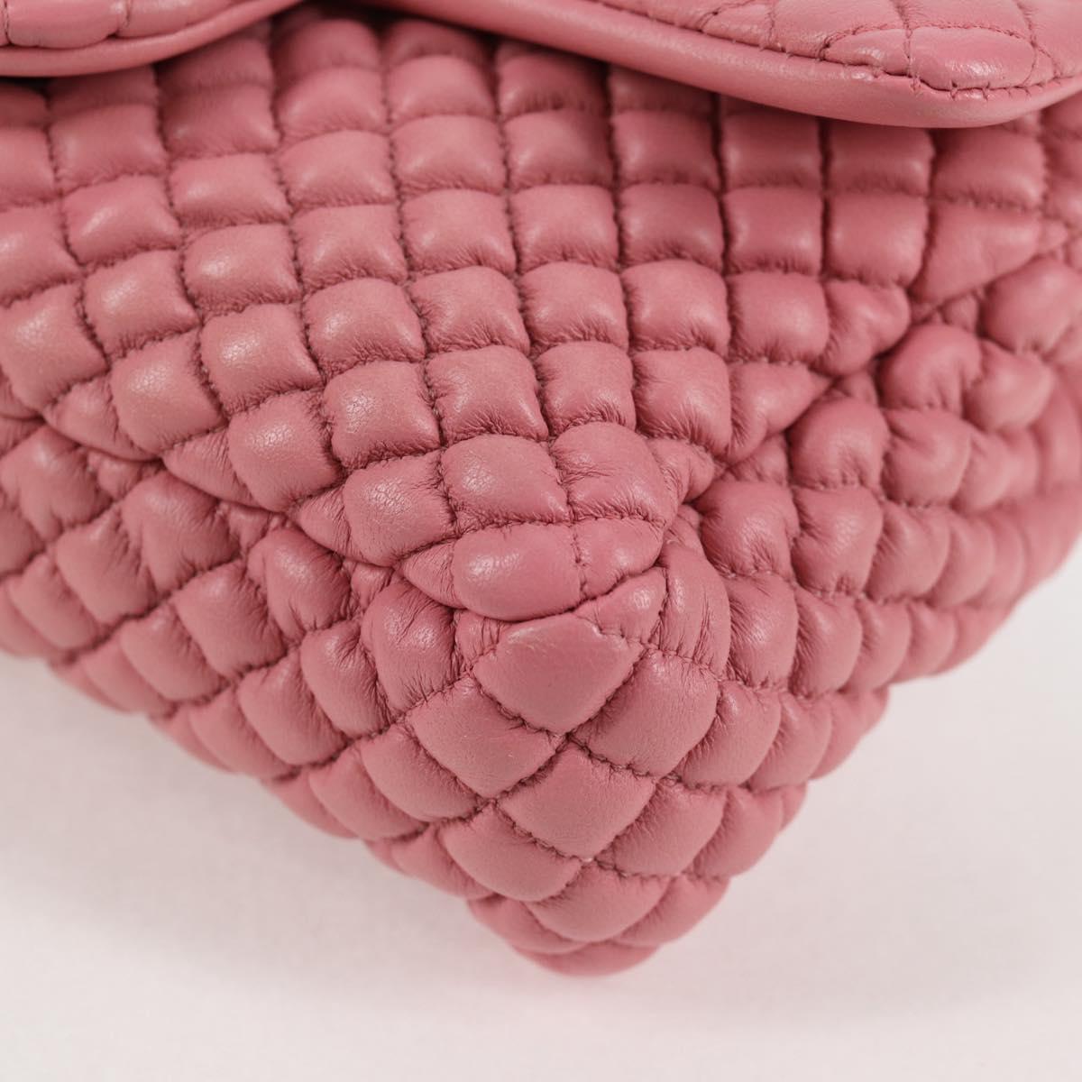 Chanel Pink Leather Single Flap