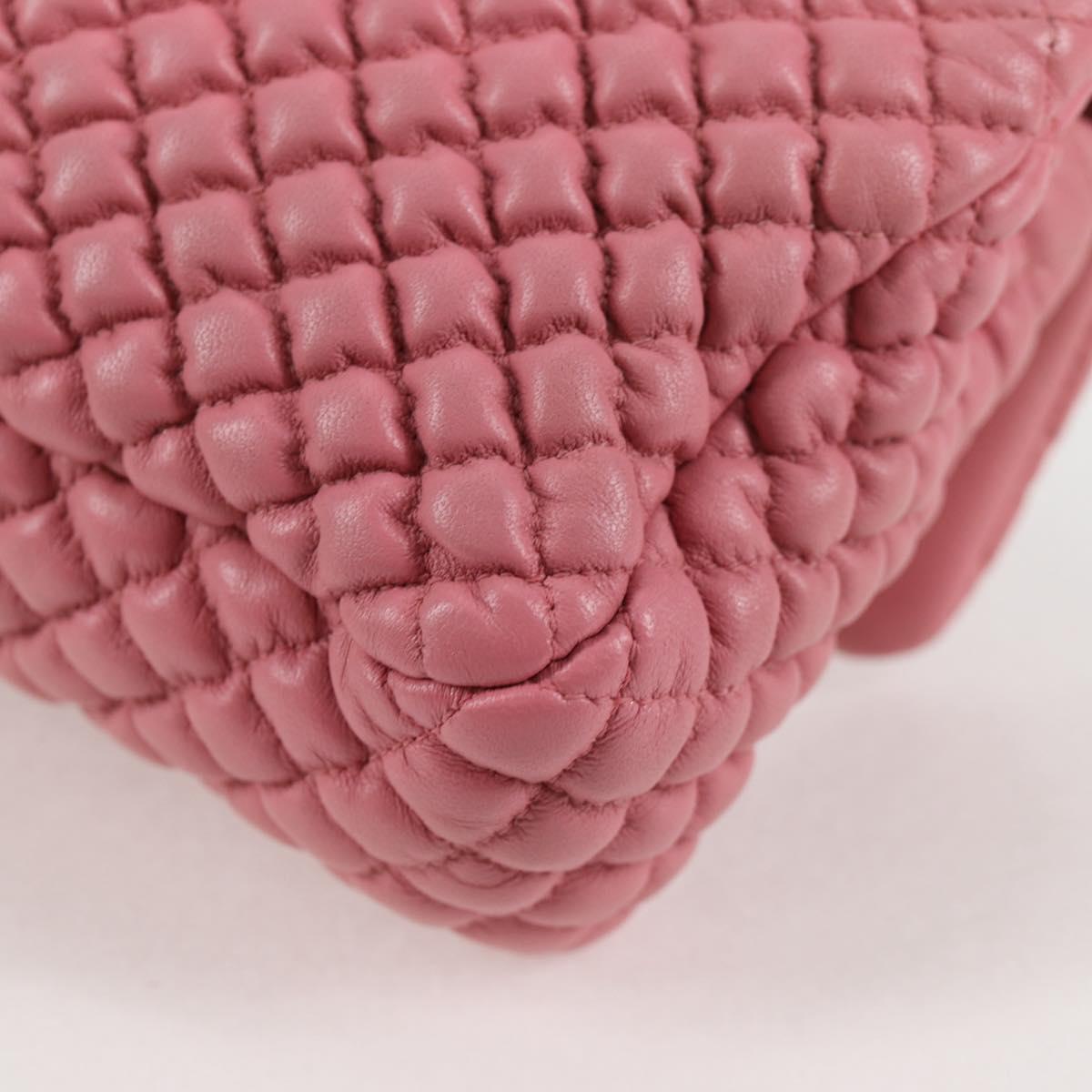 Chanel Pink Leather Single Flap