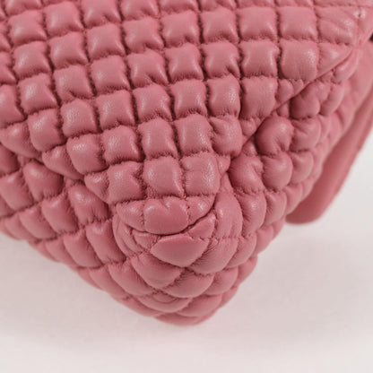 Chanel Pink Leather Single Flap