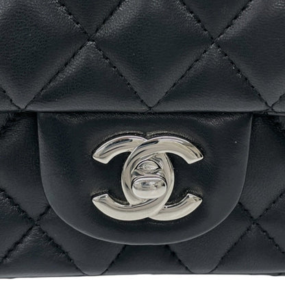 Chanel Black Leather Mini Flap Bag