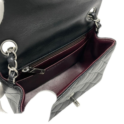 Chanel Black Leather Mini Flap Bag
