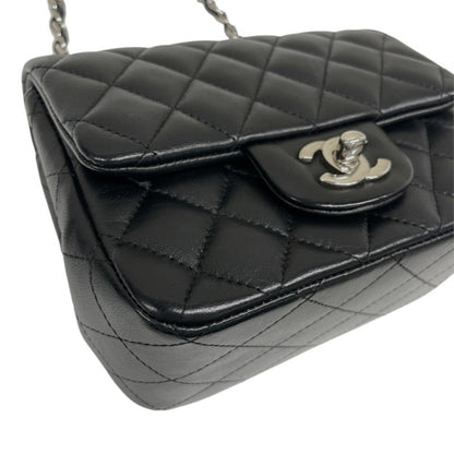 Chanel Black Leather Mini Flap Bag