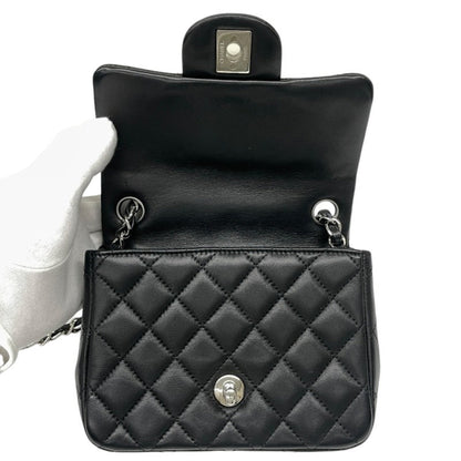 Chanel Black Leather Mini Flap Bag
