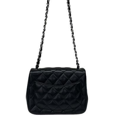 Chanel Black Leather Mini Flap Bag