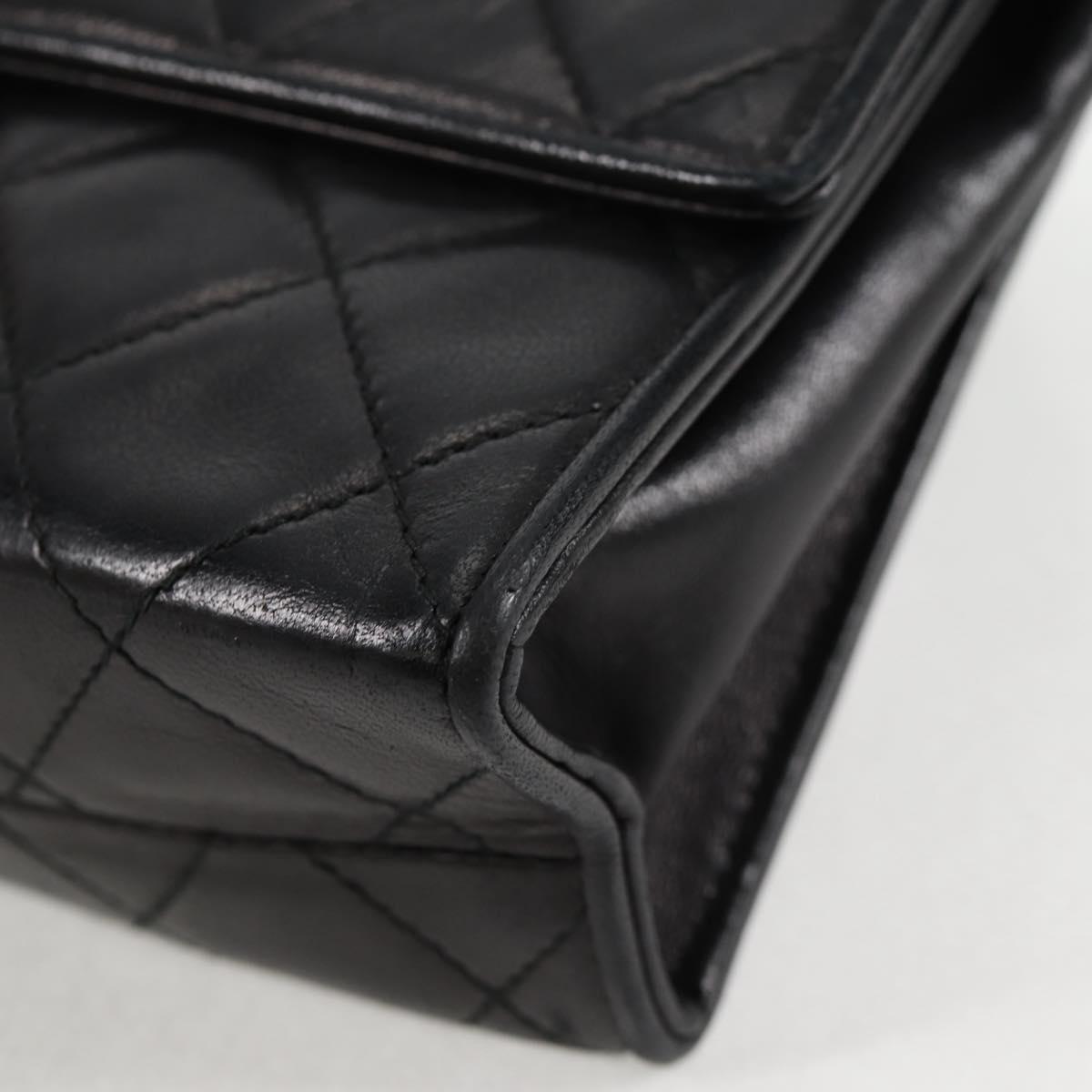 Chanel Black Leather Shoulder
