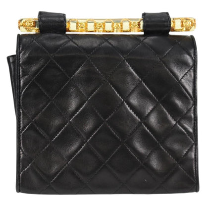 Chanel Black Leather Shoulder