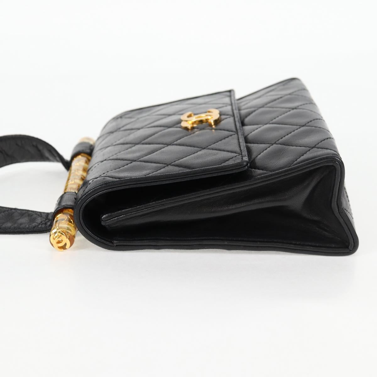 Chanel Black Leather Shoulder