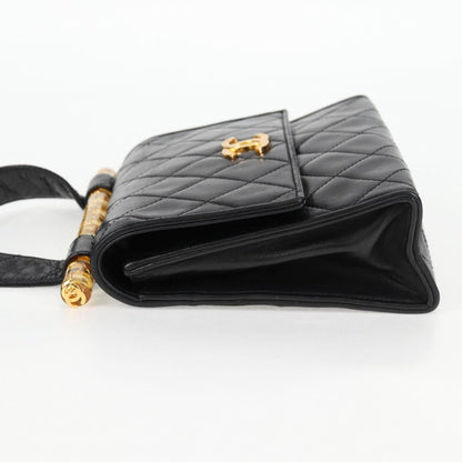Chanel Black Leather Shoulder
