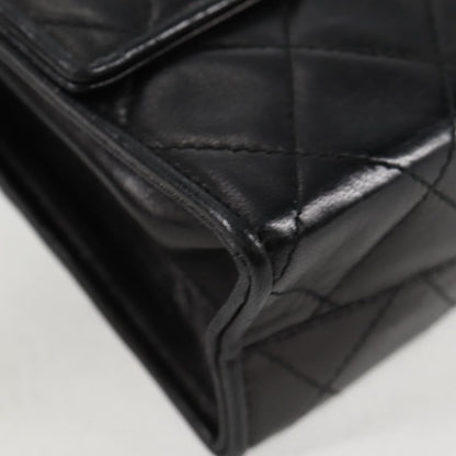 Chanel Black Leather Shoulder