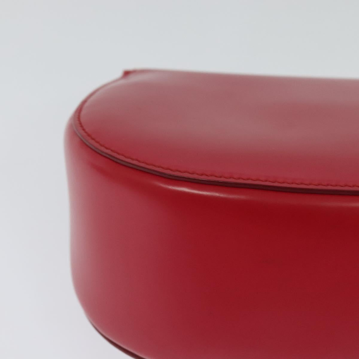 Salvatore Ferragamo Red Leather Vara