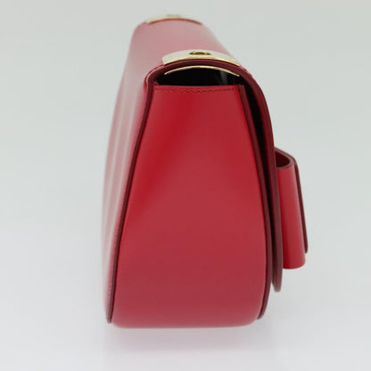 Salvatore Ferragamo Red Leather Vara
