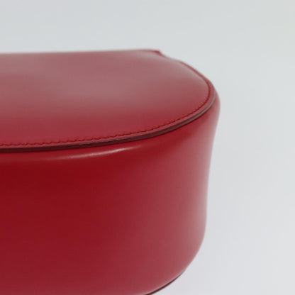 Salvatore Ferragamo Red Leather Vara