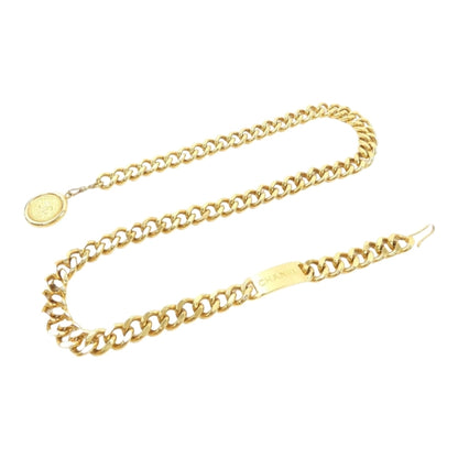 Chanel Black Gold Plated Coco Mark