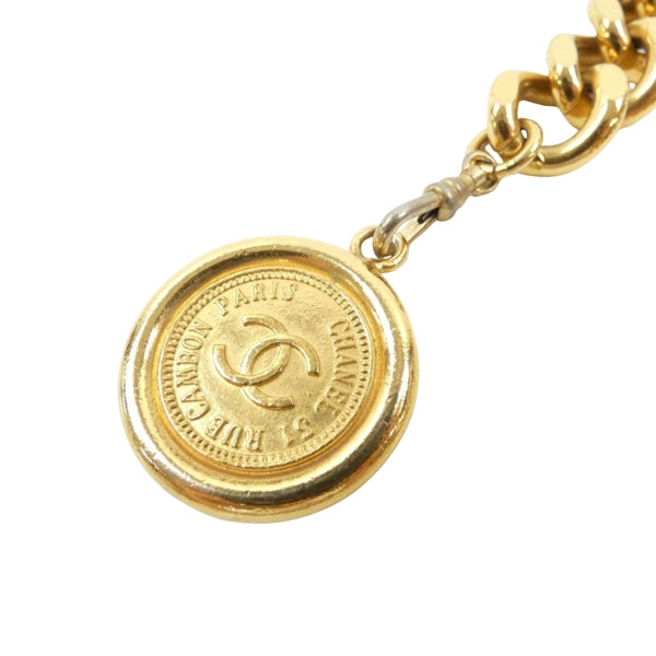 Chanel Black Gold Plated Coco Mark