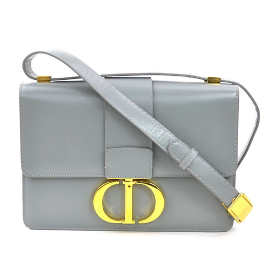 Dior Gray Leather 30 Montaigne