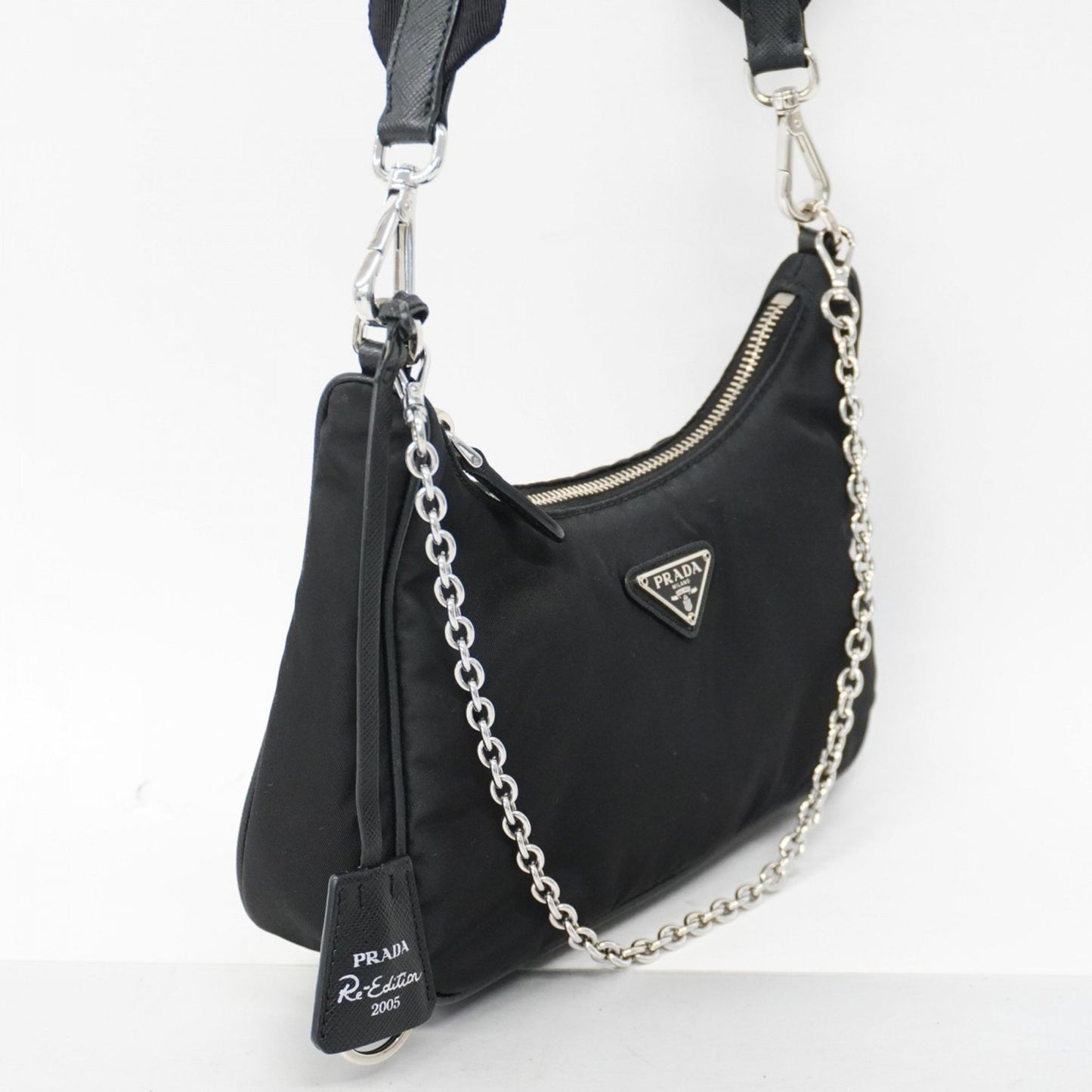 Prada Black Synthetic Re-edition