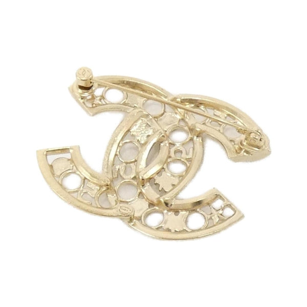 Chanel Gold Gold Plated Coco Mark