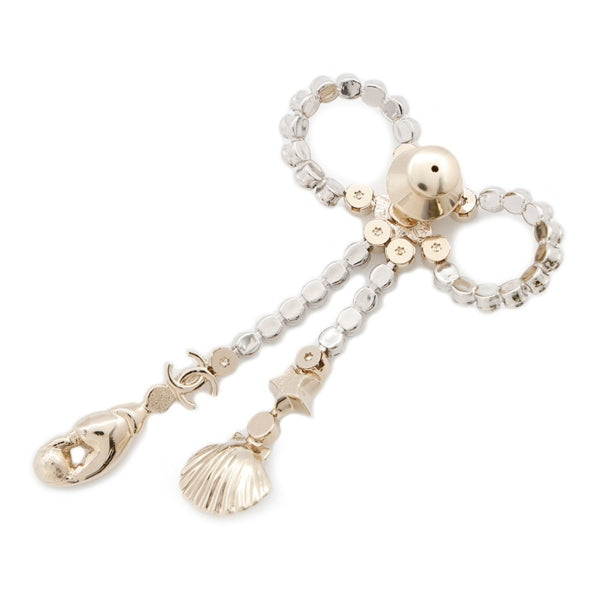 Chanel Gold Gold Plated Coco Mark