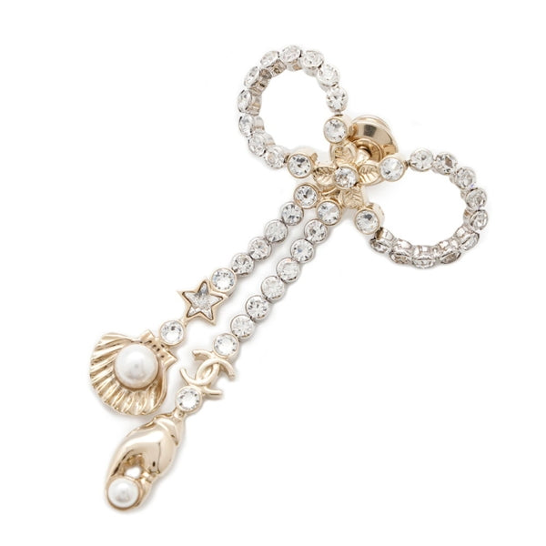 Chanel Gold Gold Plated Coco Mark