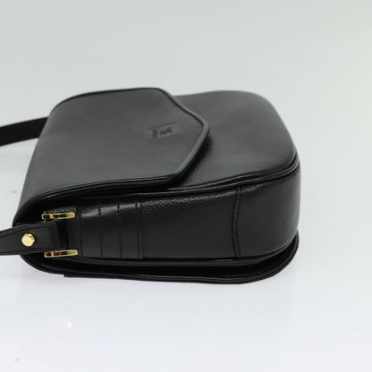 Burberry Black Leather Nova Check