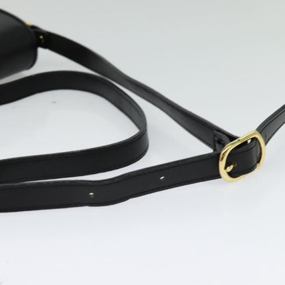 Burberry Black Leather Nova Check