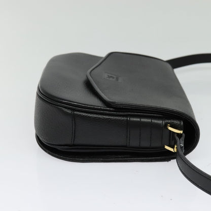 Burberry Black Leather Nova Check