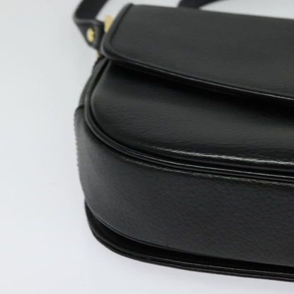 Burberry Black Leather Nova Check