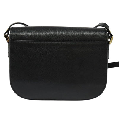 Burberry Black Leather Nova Check