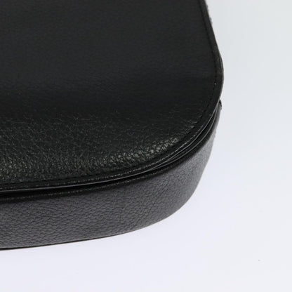 Burberry Black Leather Nova Check