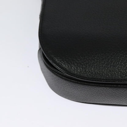 Burberry Black Leather Nova Check