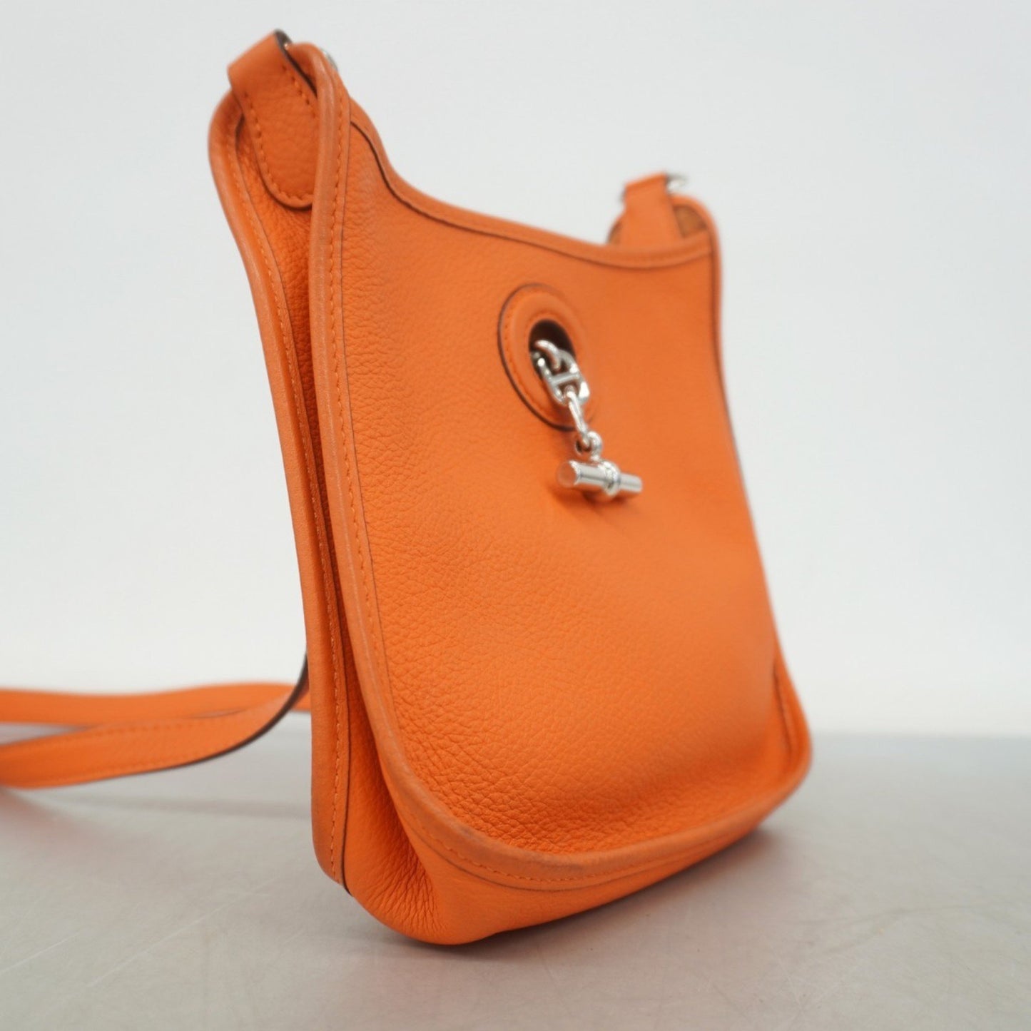 Hermès Orange Leather Vespa