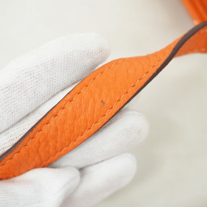 Hermès Orange Leather Vespa