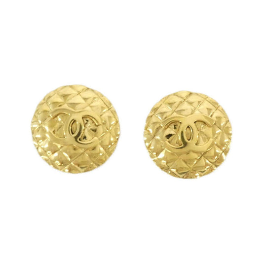 Chanel Gold Gold Plated Coco Mark