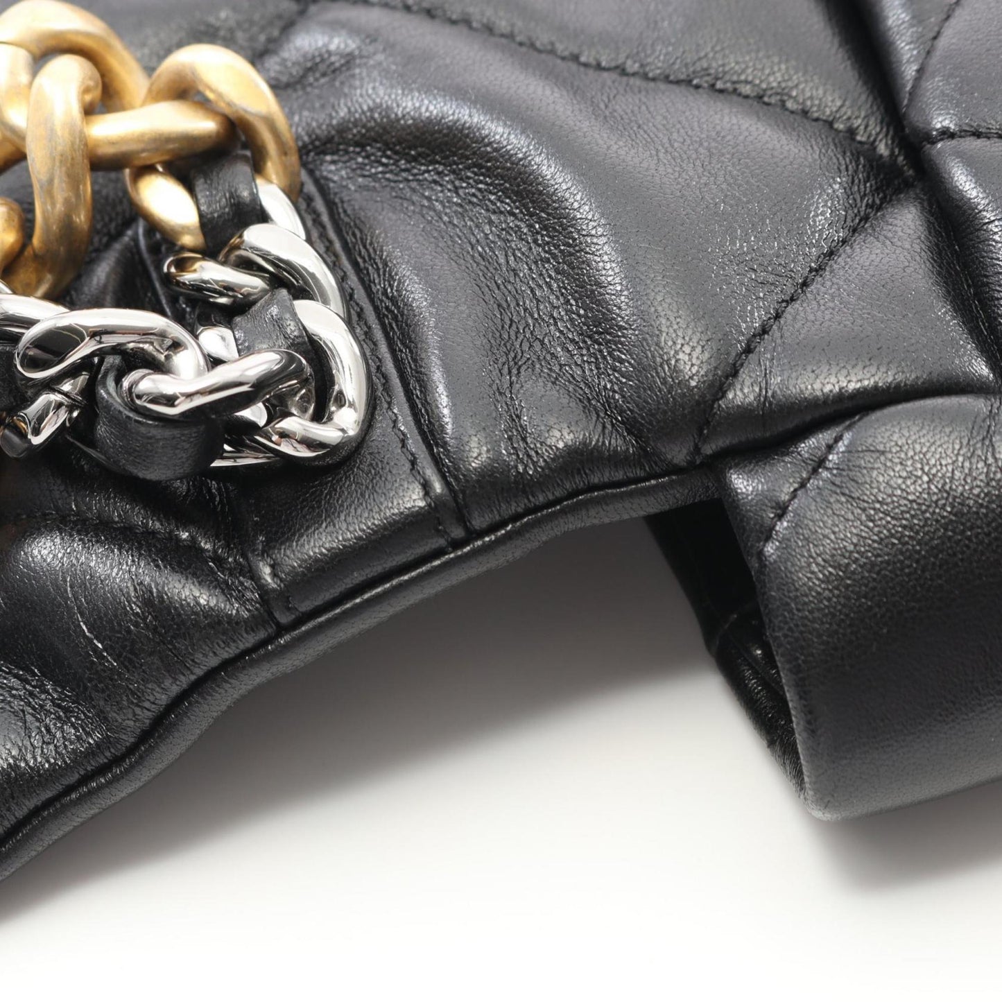 Chanel Black Leather Chanel 19
