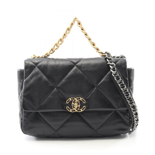 Chanel Black Leather Chanel 19