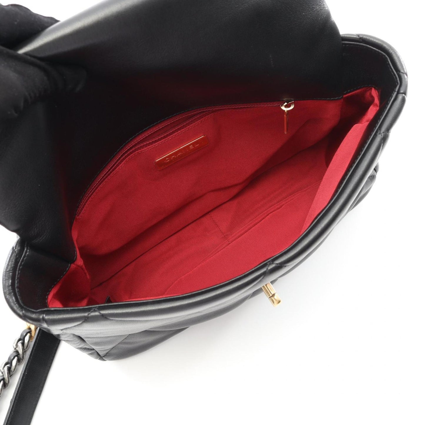 Chanel Black Leather Chanel 19