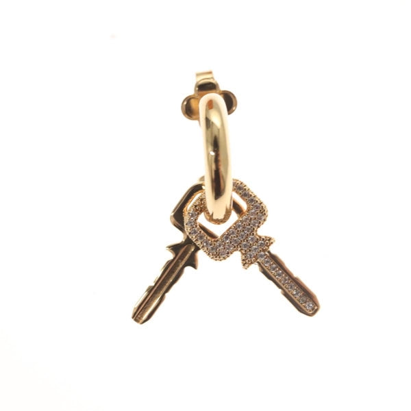 Chanel Silver Steel Logo Cc