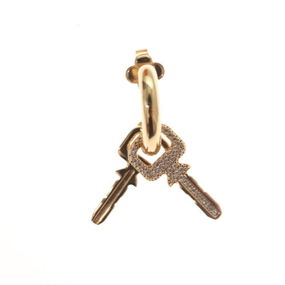 Chanel Silver Steel Logo Cc