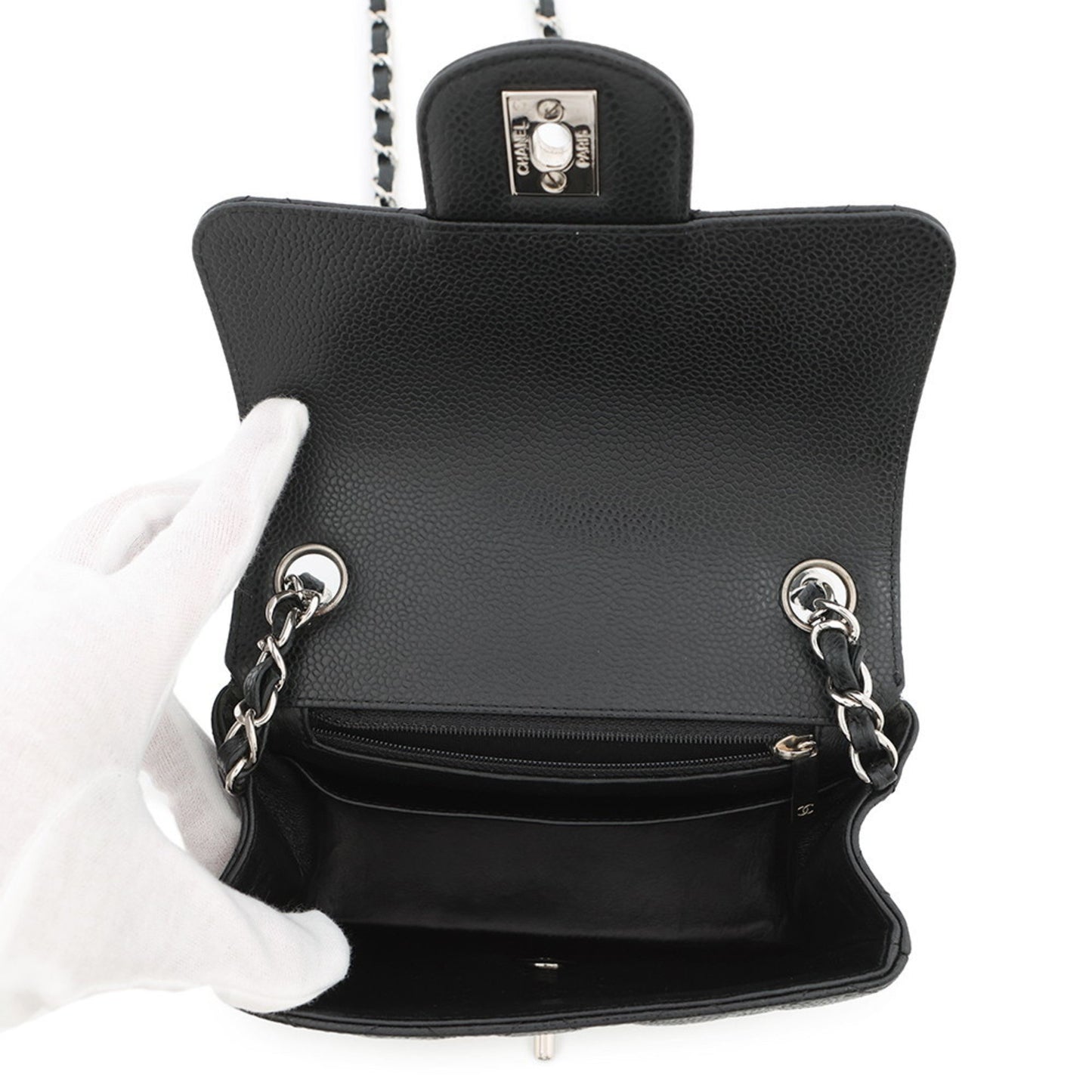 Chanel Black Leather Classic Flap